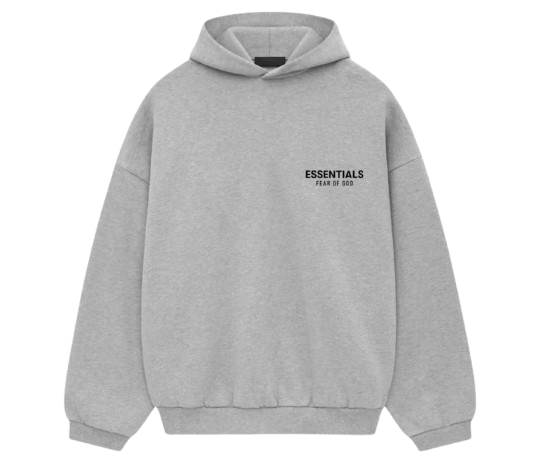 Fear Of God Essentials Fleece Hoodie Light Heather Gray