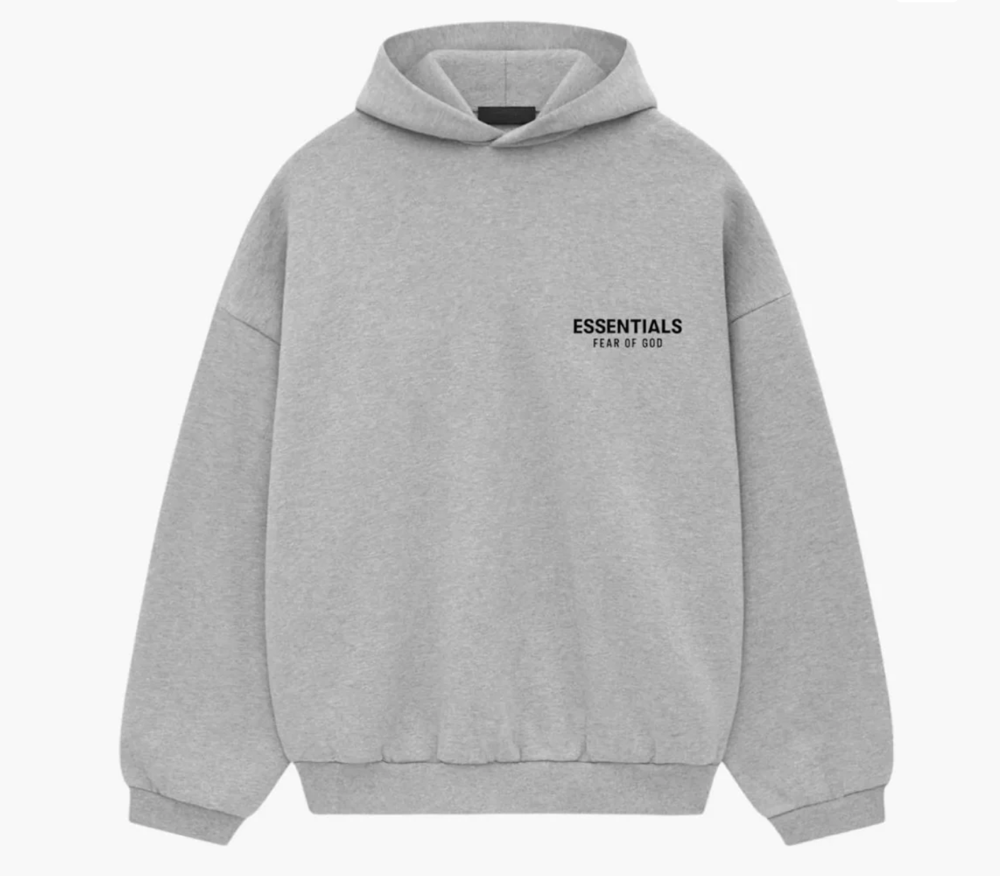 Fear Of God Essentials Fleece Hoodie Light Heather Gray