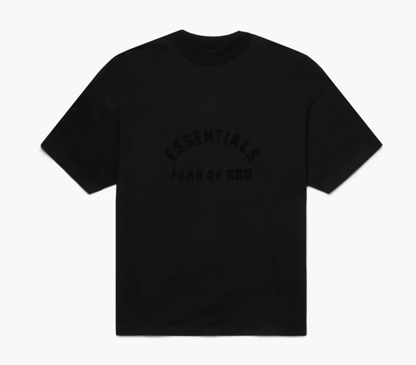 Fear Of God Essentials Arch Logo Tee Jet Black