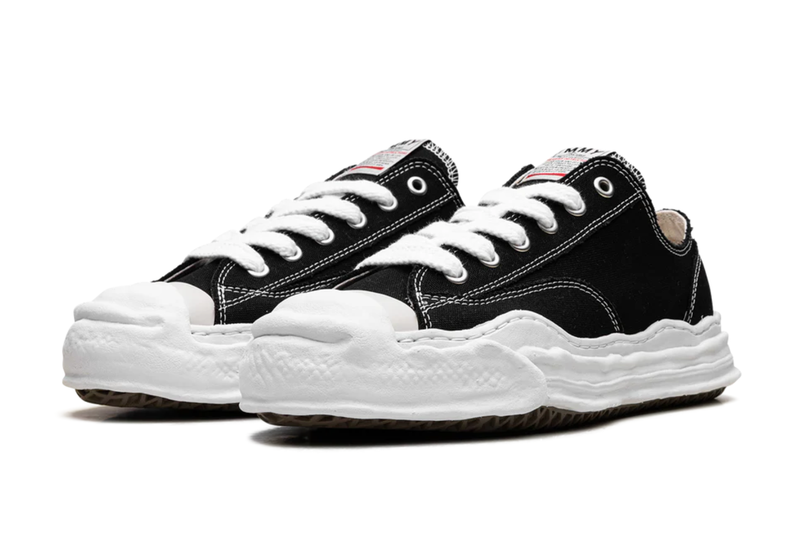 Maison Mihara Yasuhiro Hank Og Sole Canvas Low Black