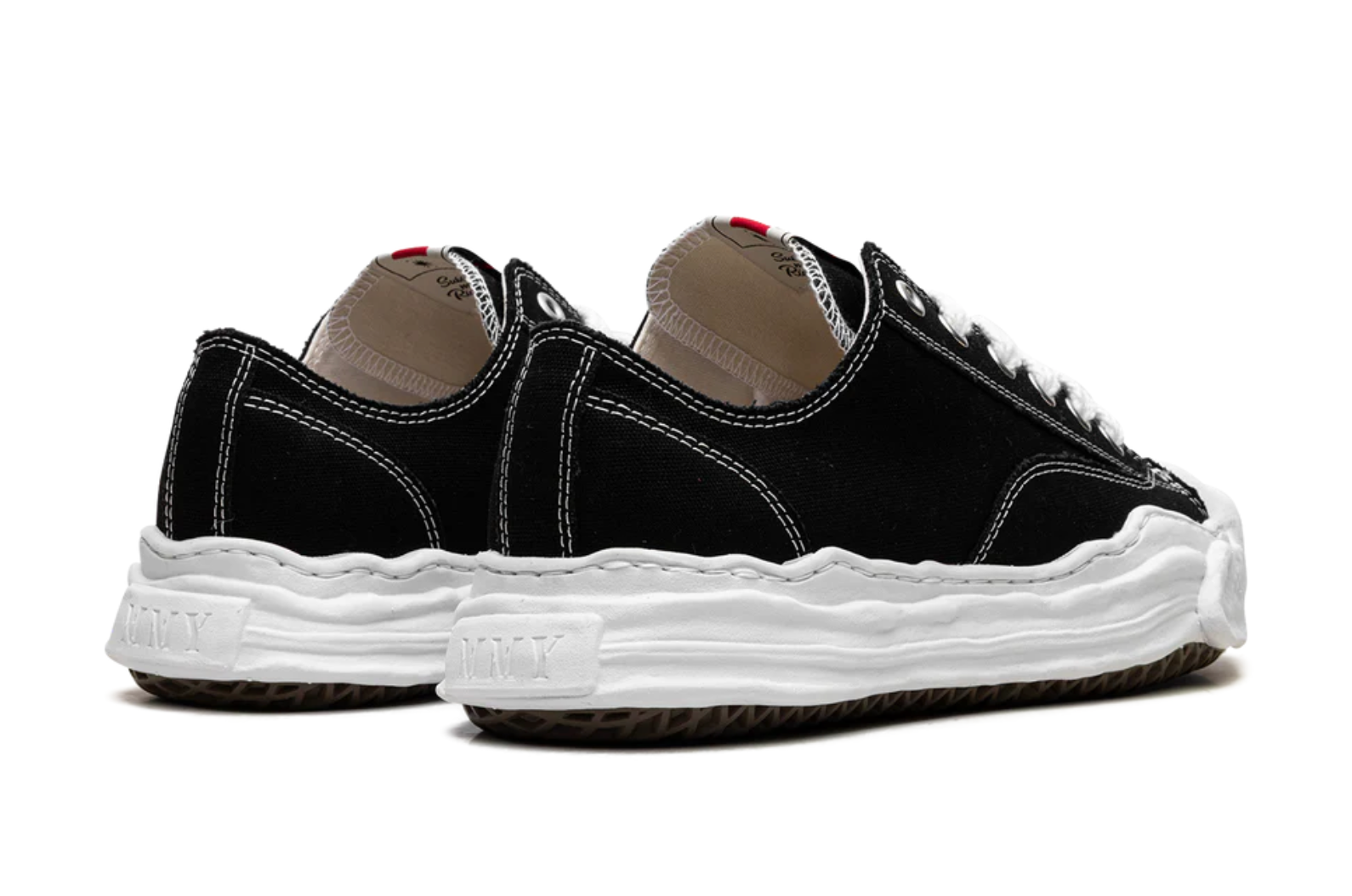 Maison Mihara Yasuhiro Hank Og Sole Canvas Low Black