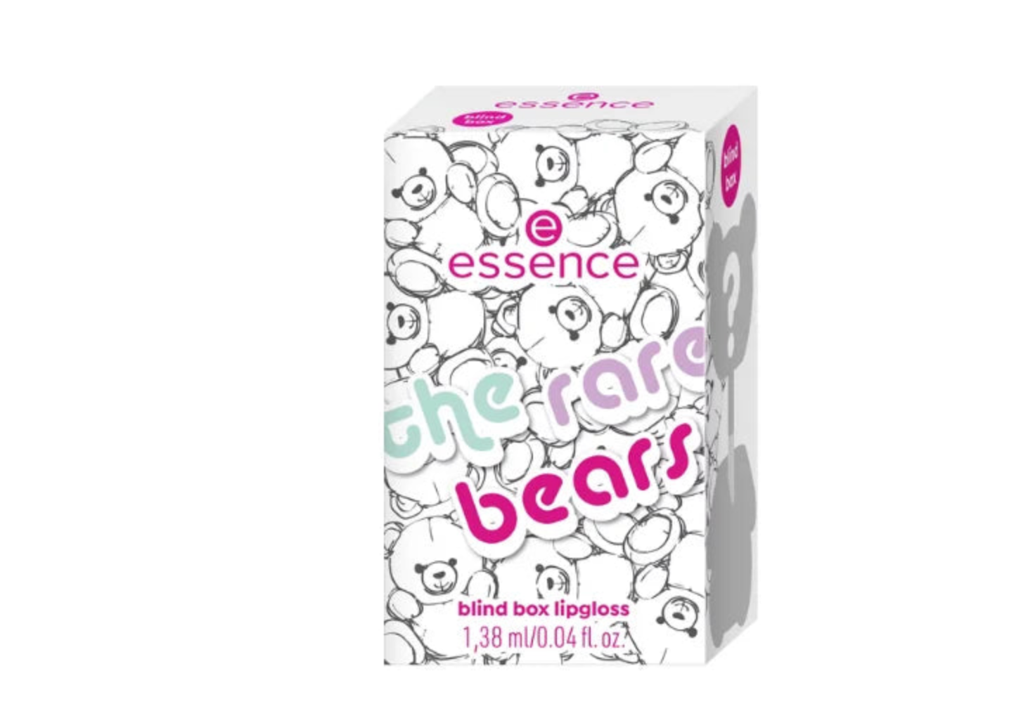 ESSENCE LIPGLOSS THE RARE BEARS BOX