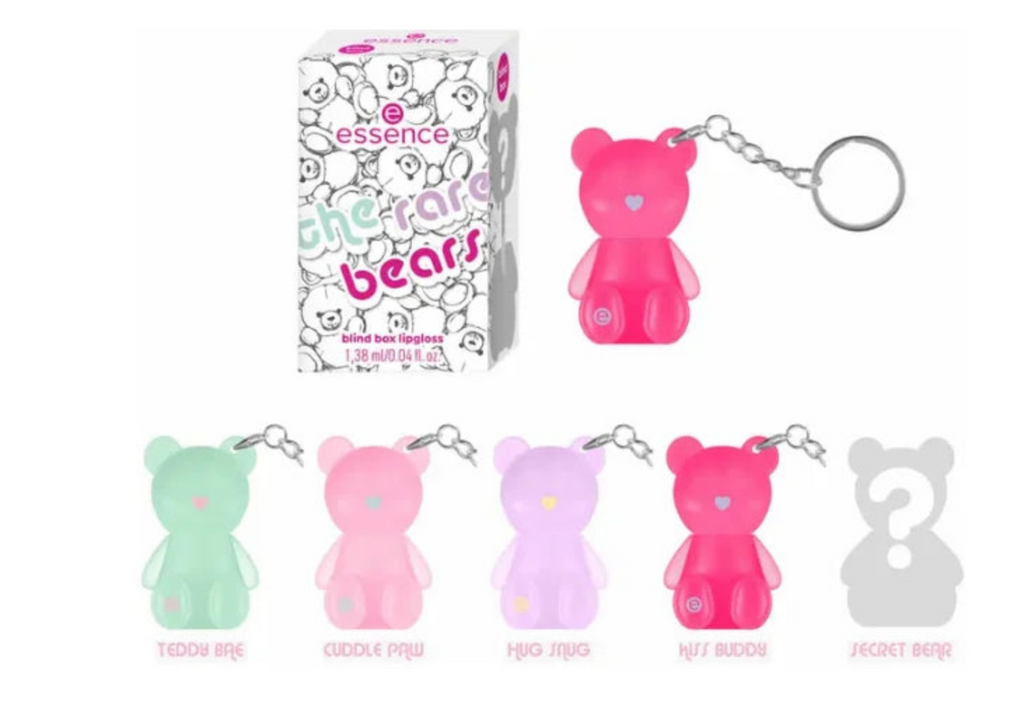ESSENCE LIPGLOSS THE RARE BEARS BOX