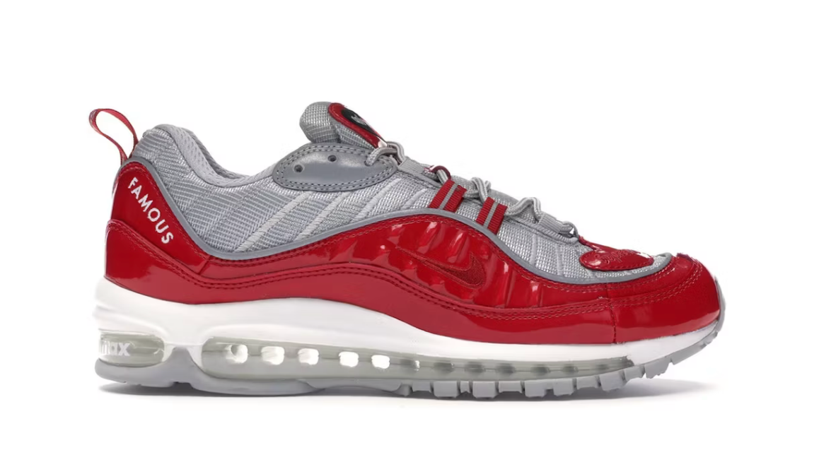 Air Max 98 Supreme Red Silver