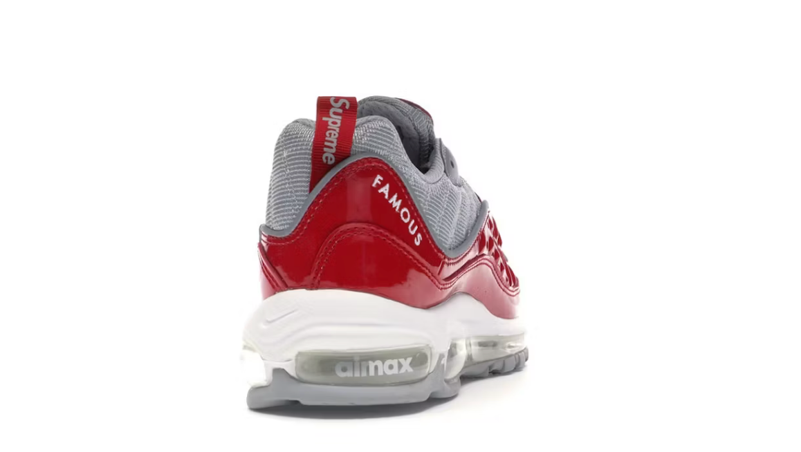 Air Max 98 Supreme Red Silver