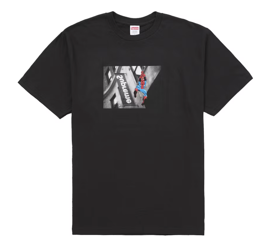 Supreme Spider-man Tee Black