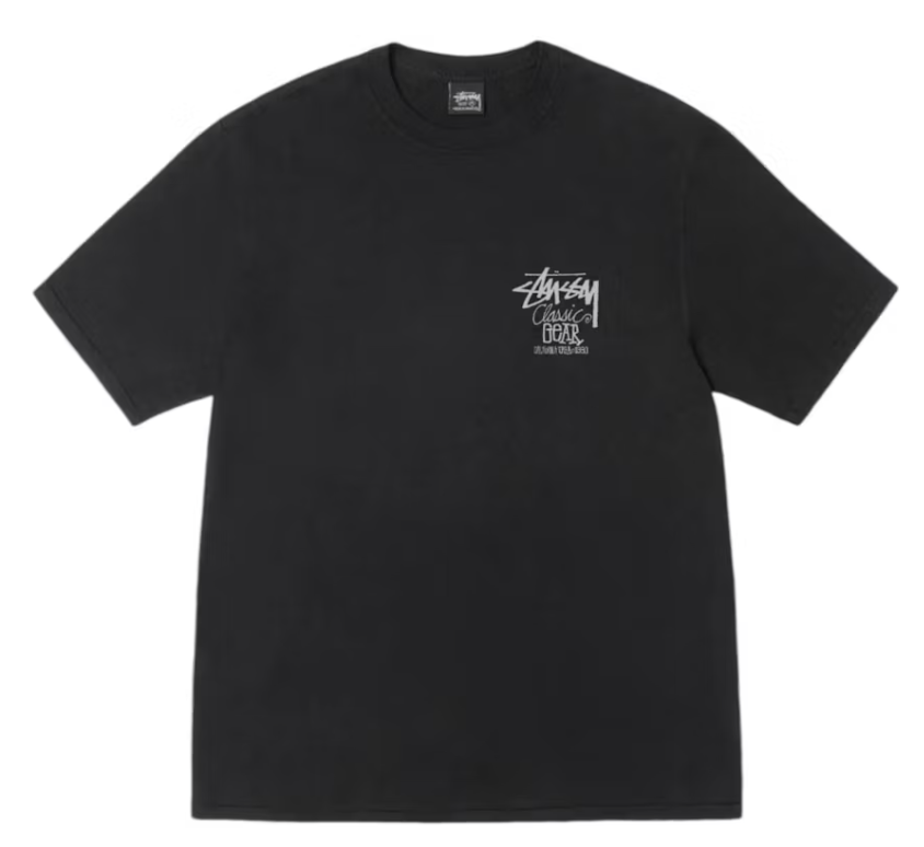 Stussy Classic Gear Tee Black