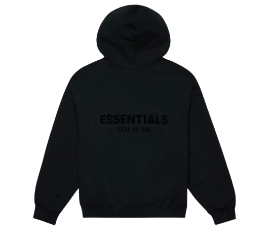 Fear Of God Essentials Pullover Chest Logo Hoodie Stretch Limo/black