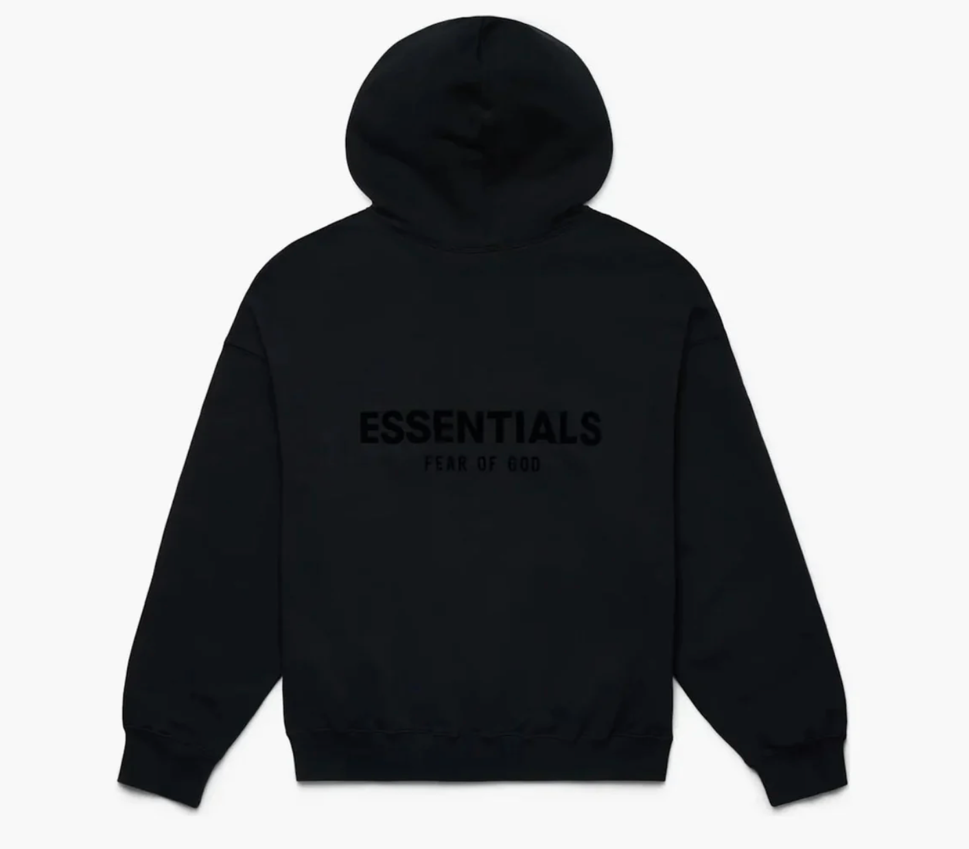 Fear Of God Essentials Pullover Chest Logo Hoodie Stretch Limo/black