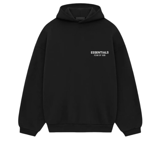 Fear Of God Essentials Fleece Hoodie (fw24) Black