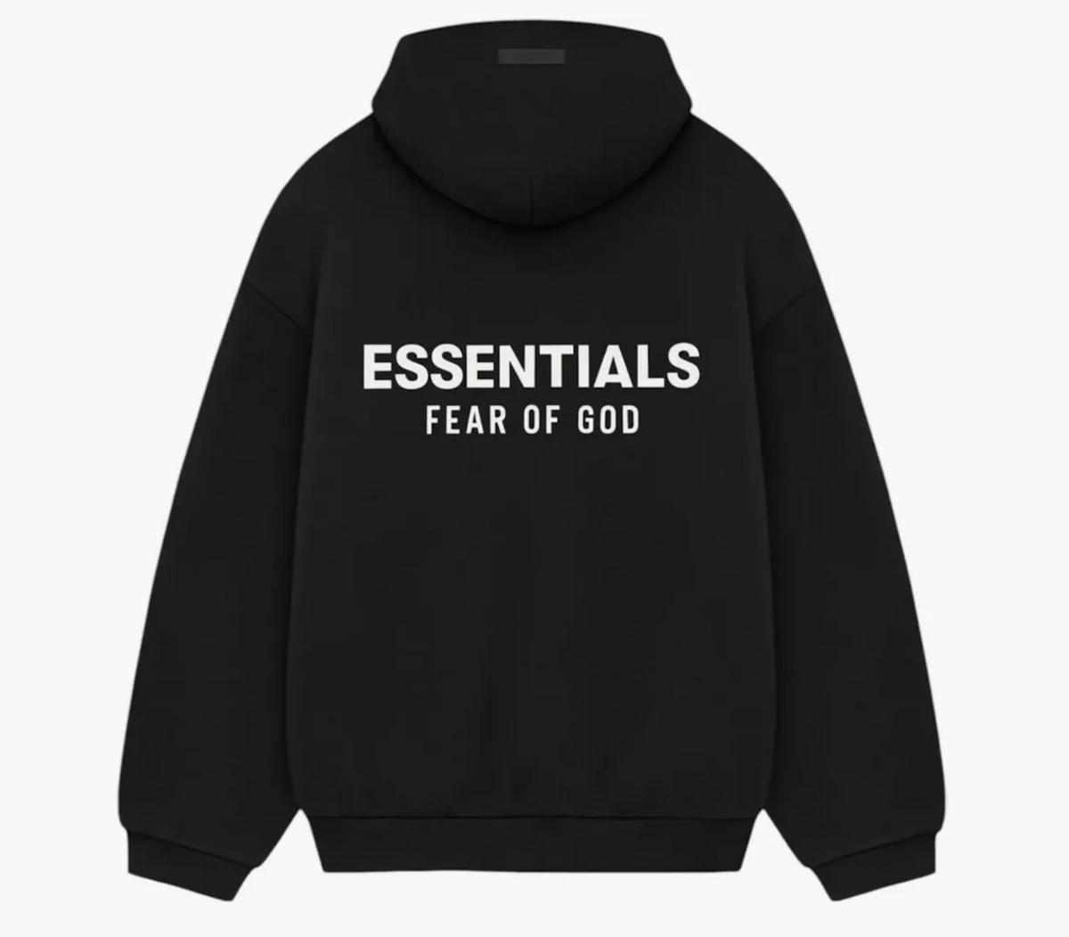 Fear Of God Essentials Fleece Hoodie (fw24) Black