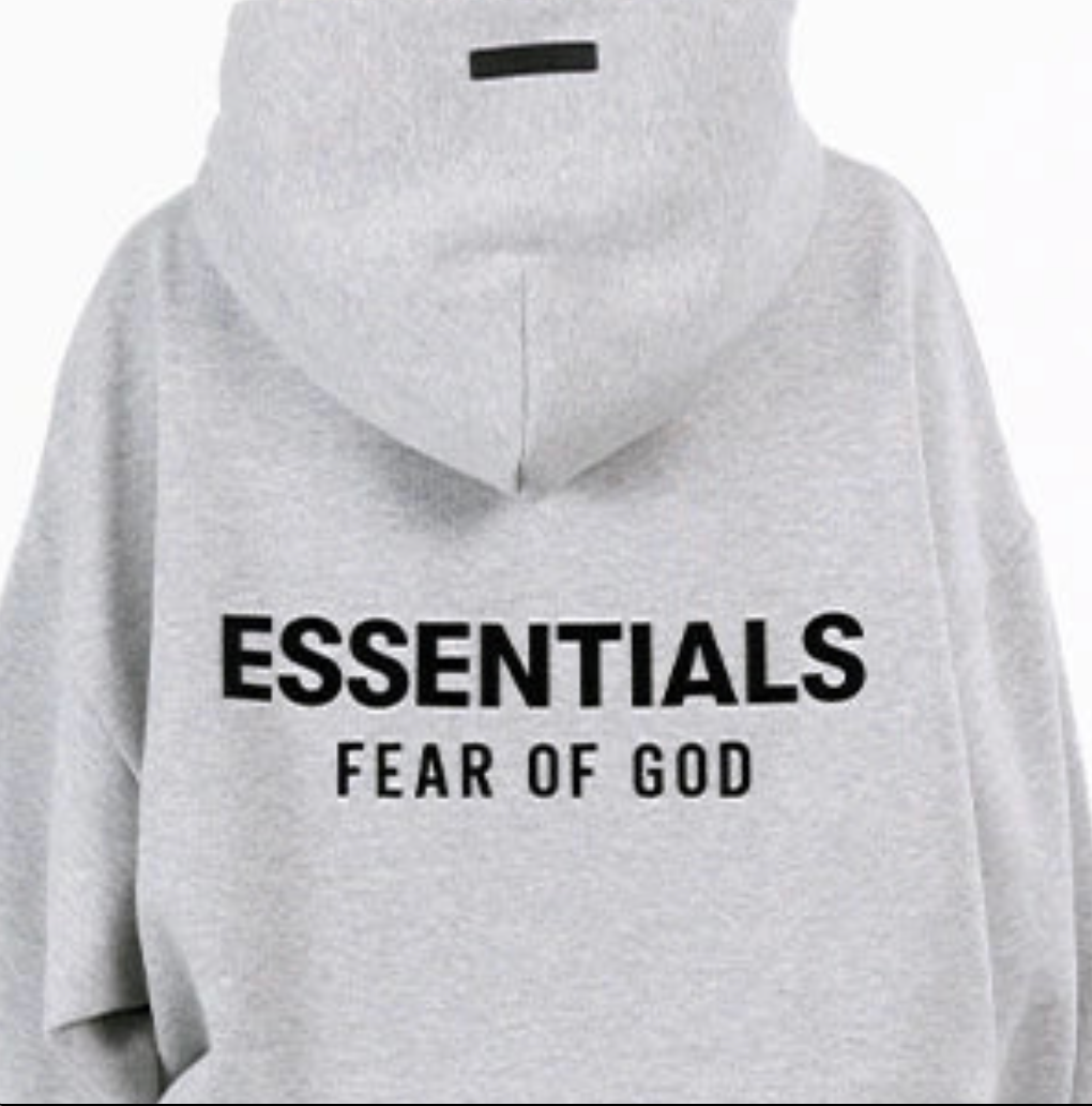 Fear Of God Essentials Fleece Hoodie Light Heather Gray