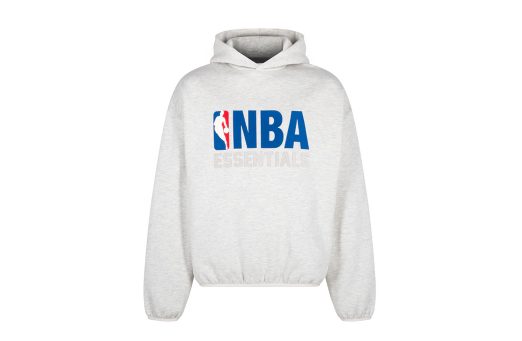 Fear Of God Essentials Nba Hoodie Light Heather