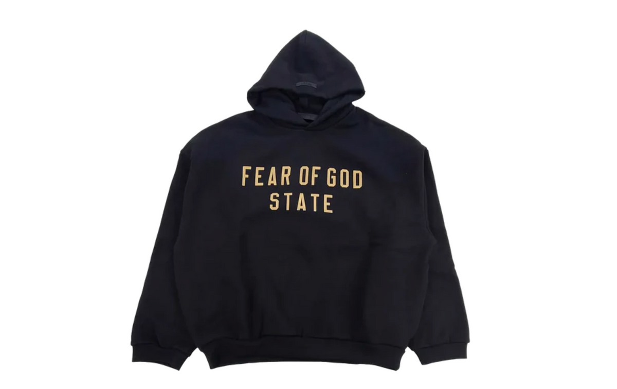 Fear Of God Essentials Fleece Hoodie Black Fear of God State