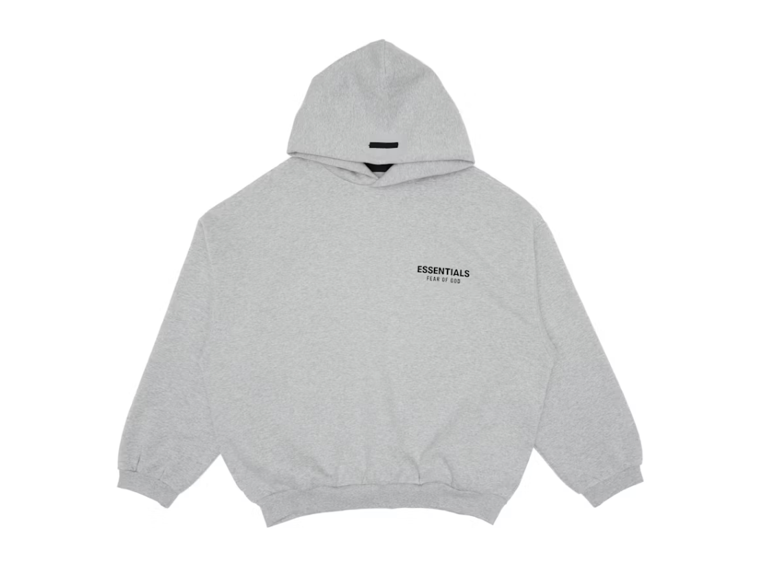 Fear Of God Essentials Fleece Hoodie Light Heather Gray
