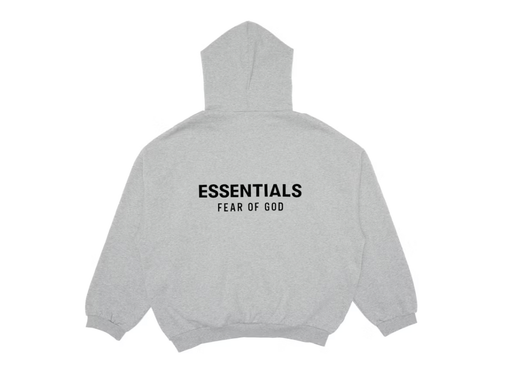 Fear Of God Essentials Fleece Hoodie Light Heather Gray