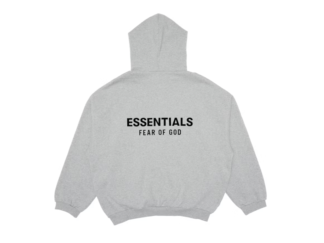 Fear Of God Essentials Fleece Hoodie Light Heather Gray