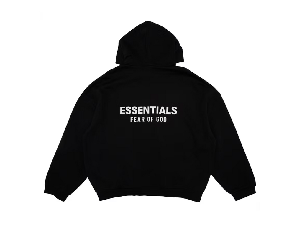 Fear Of God Essentials Fleece Hoodie (fw24) Black