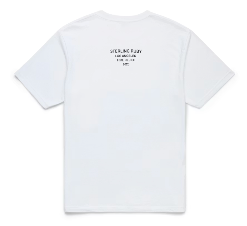 Supreme Los Angeles Fire Relief Box Logo Tee White