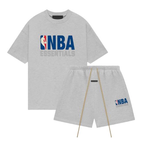 Fear of God Essentials NBA Light Heather Summer Set