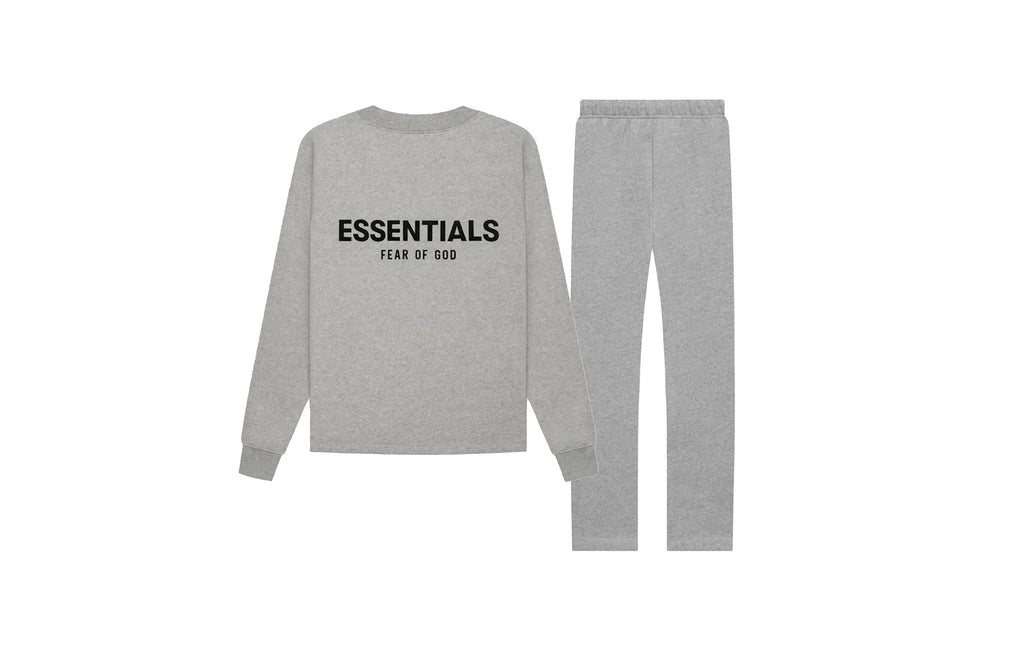 Fear of God Essentials (2022) Relaxed Dark Oatmeal - Crewneck Set