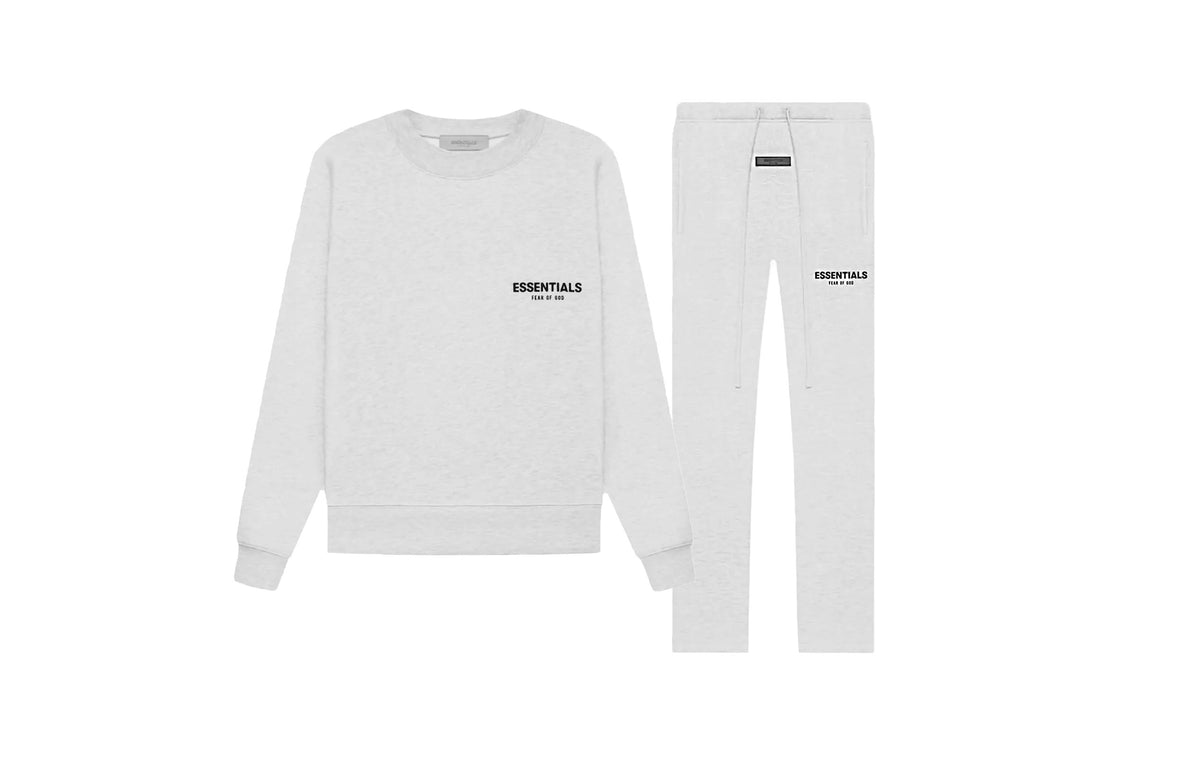 Fear of God Essentials (2022) Relaxed Light Oatmeal -  Crewneck Set