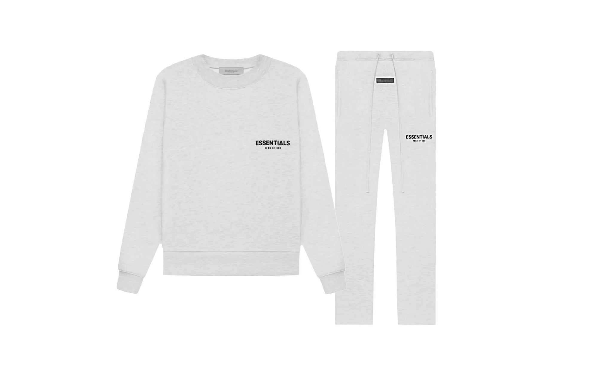 Fear of God Essentials (2022) Relaxed Light Oatmeal -  Crewneck Set