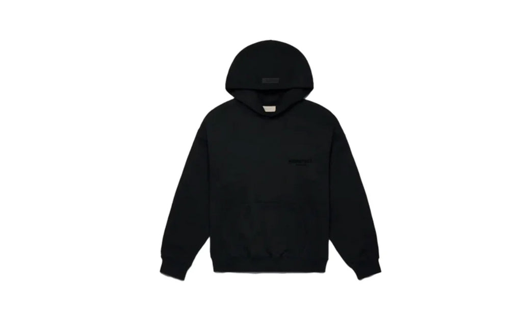 Fear Of God Essentials Pullover Chest Logo Hoodie Stretch Limo/black