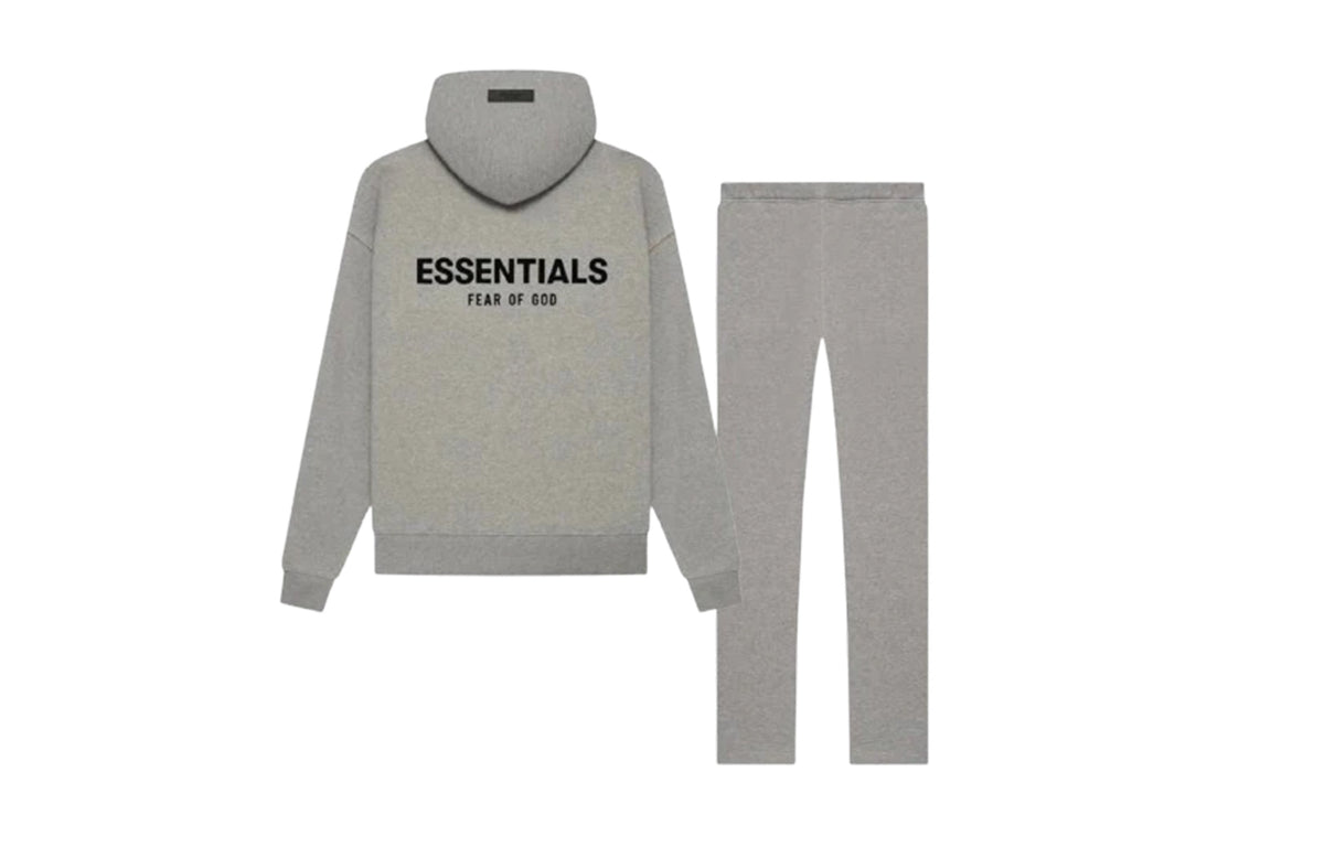 Fear of God Essentials (2022) Relaxed Dark Oatmeal - Set